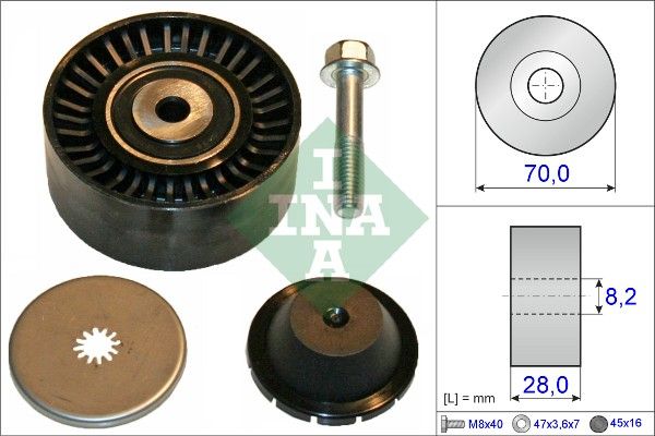 WILMINK GROUP Ohjainrulla, moniurahihna WG1253097